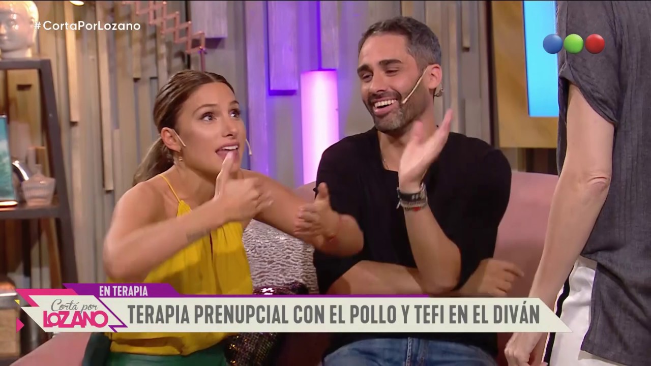 Pollo Álvarez y Tefi Russo en el diván de Vero - Cortá por Lozano 2019