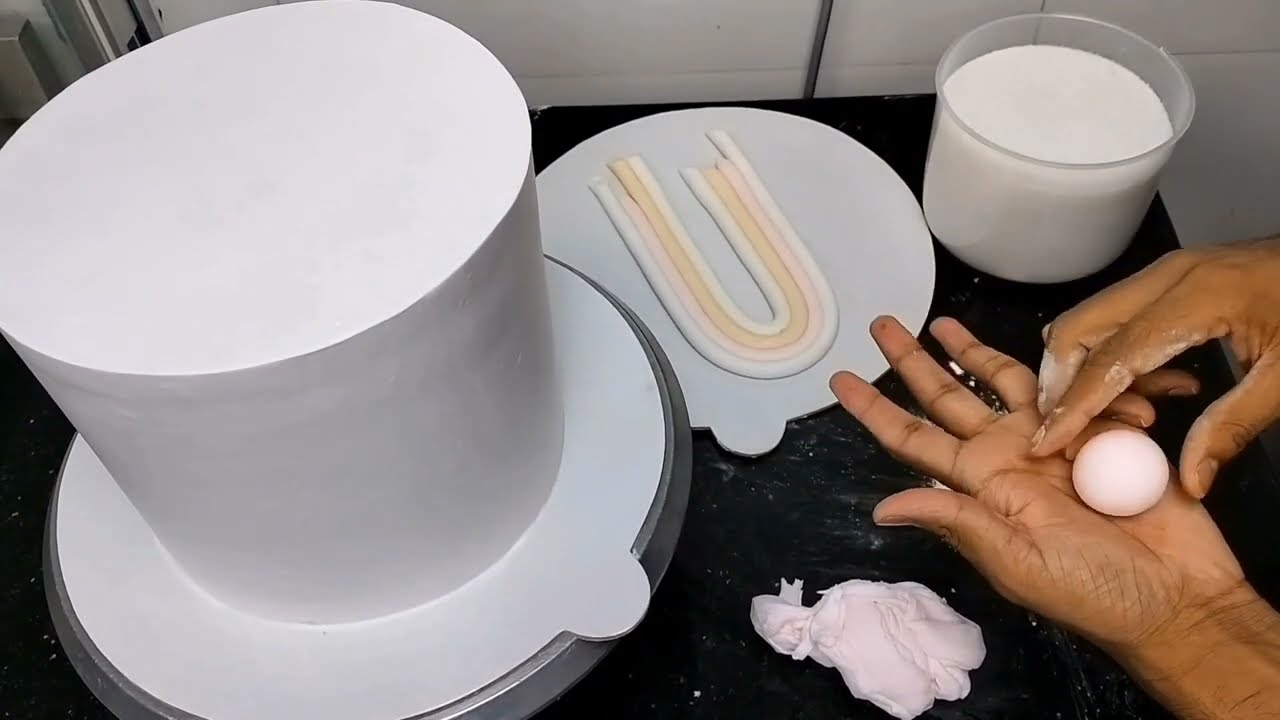 Birthday cake decoration video 