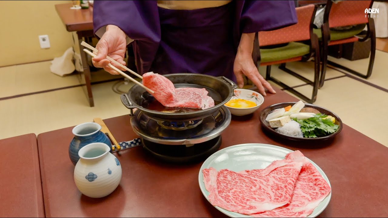 $100 Wagyu Lunch - Tokyo's most prestigious Sukiyaki ?