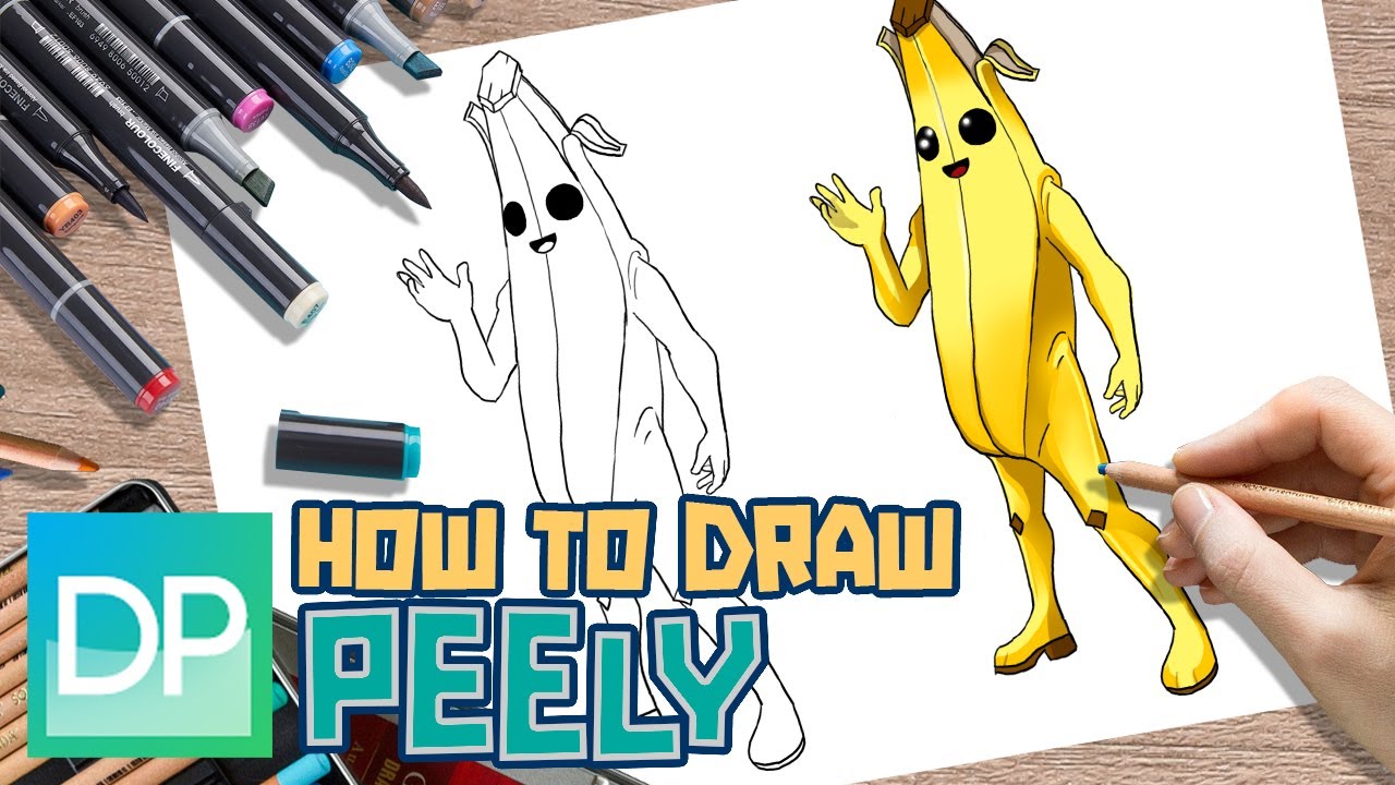 [DRAWPEDIA] КАК НАРИСОВАТЬ ПИЛИ ИЗ FORTNITE — ПОШАГОВОЕ РУКОВОДСТВО ПО РИСОВАНИЮ