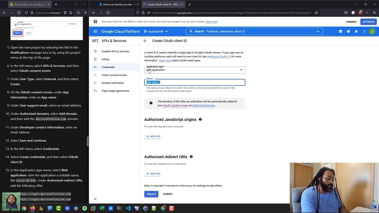Adding Google as an Identity Provider in Azure AD for Guest User Authentication