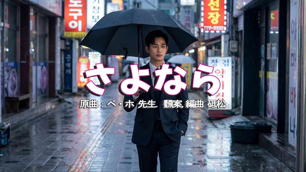 さよなら. 原曲：ペ・ホ先生. 飜案, 編曲 砥松