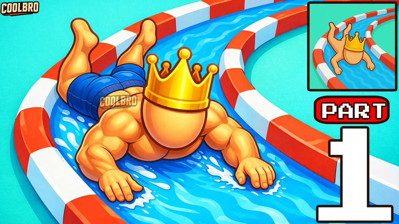Aquapark.io Part 1 - Gameplay Walkthrough Android,iOS
