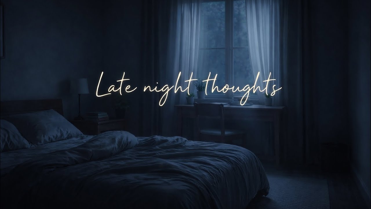 Some Thoughts Only Show Up at Night | Calm LoFi for Thinking & Focus