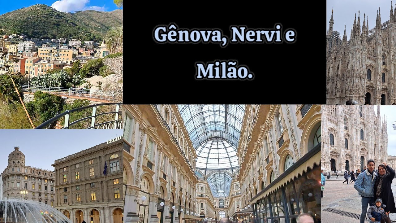 NERVI EM GÊNOVA - ITÁLIA / PASSEGIATA ANITA GARIBALDI. ( Fomos de Gênova a Milão).