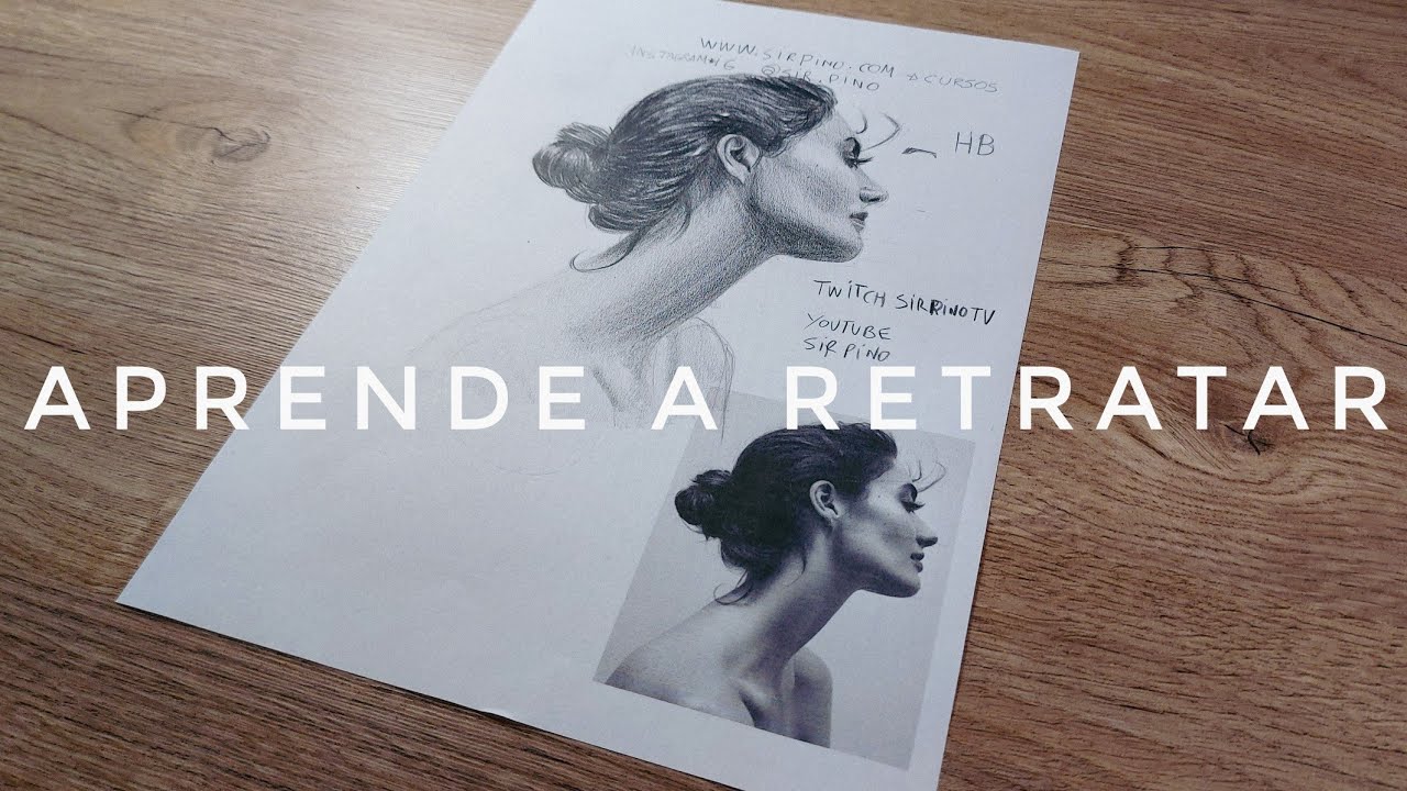 Aprende a RETRATAR de PERFIL ¡Paso a Paso!