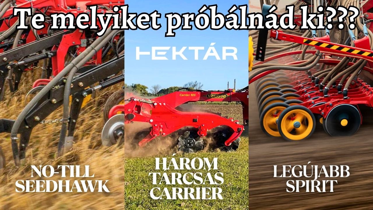 Egyre sekélyebben, egyre kevesebb művelettel? - Országjárásra indul a SeedHawk no-till vetőgép is