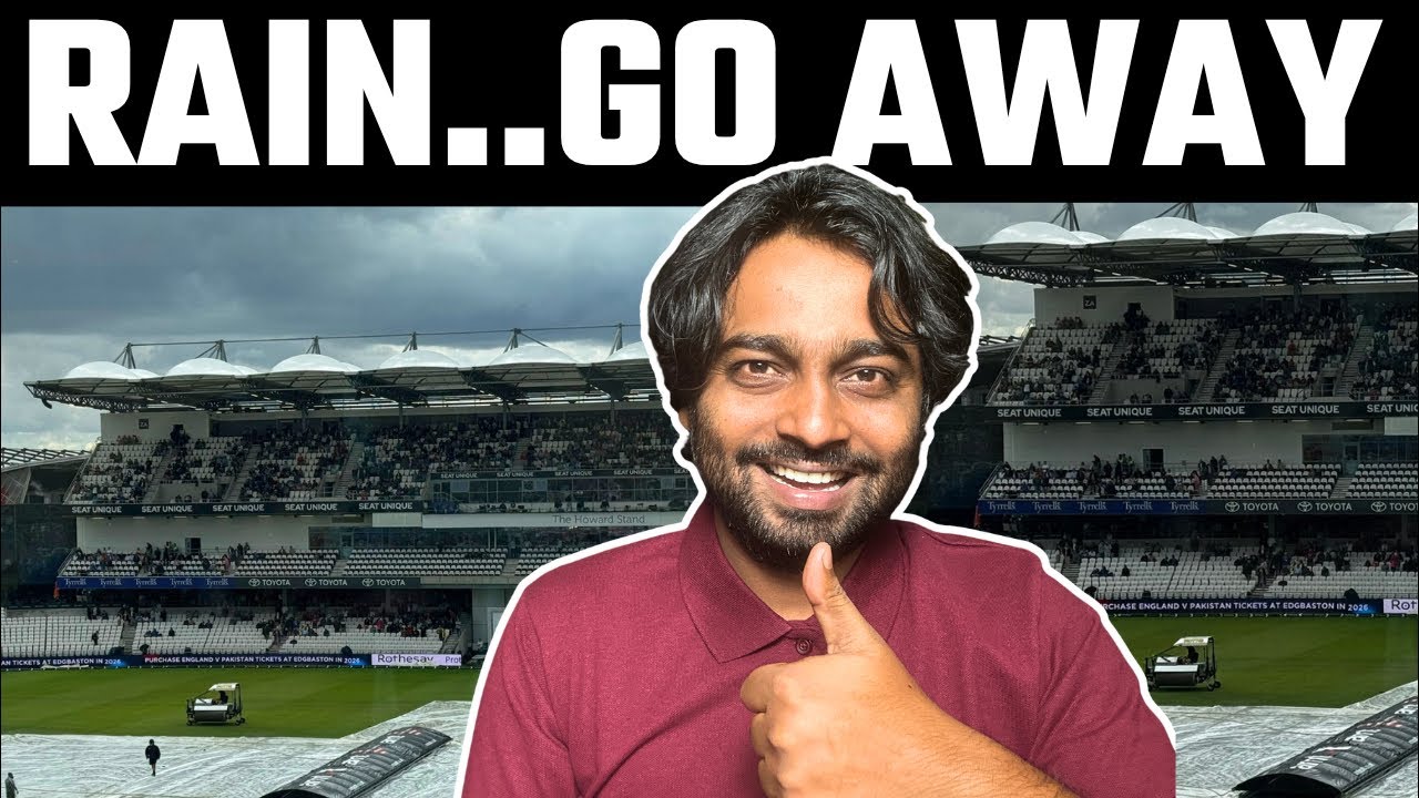 ENG vs PAK 1st Test: Rain Stops Play in Leeds | Headingley Latest Weather Update