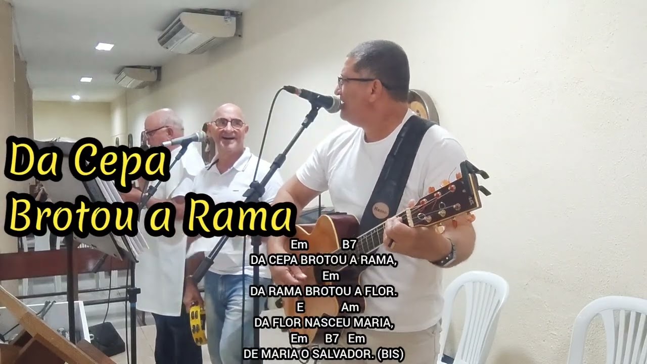 Da cepa brotou a rama brotou a flor nasceu Maria o Salvador Comunhão Advento Natal de Jesus Liturgia