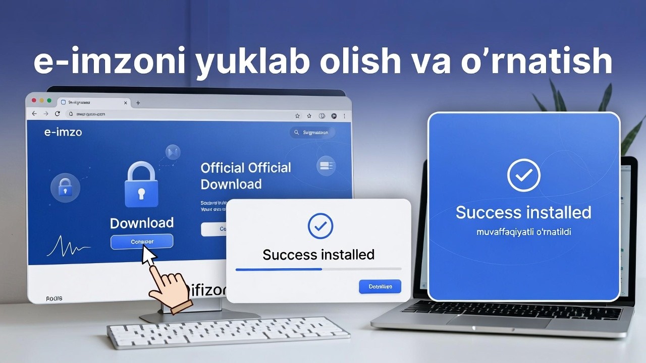 e-imzoni yuklab olish va o'rnatish