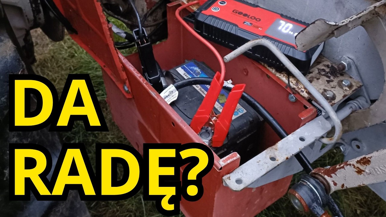 Czy POWERBANK da radę odpalić TRAKTOR? | Gooloo GT6000 3w1 | 6000A 12V 27000mAh