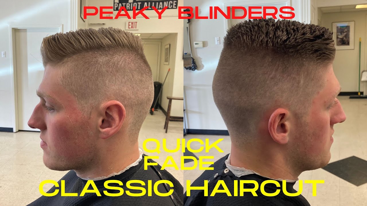 BARBER TUTORIAL: How to cut hair faster, classic combover, Peaky Blinders hairstyle!