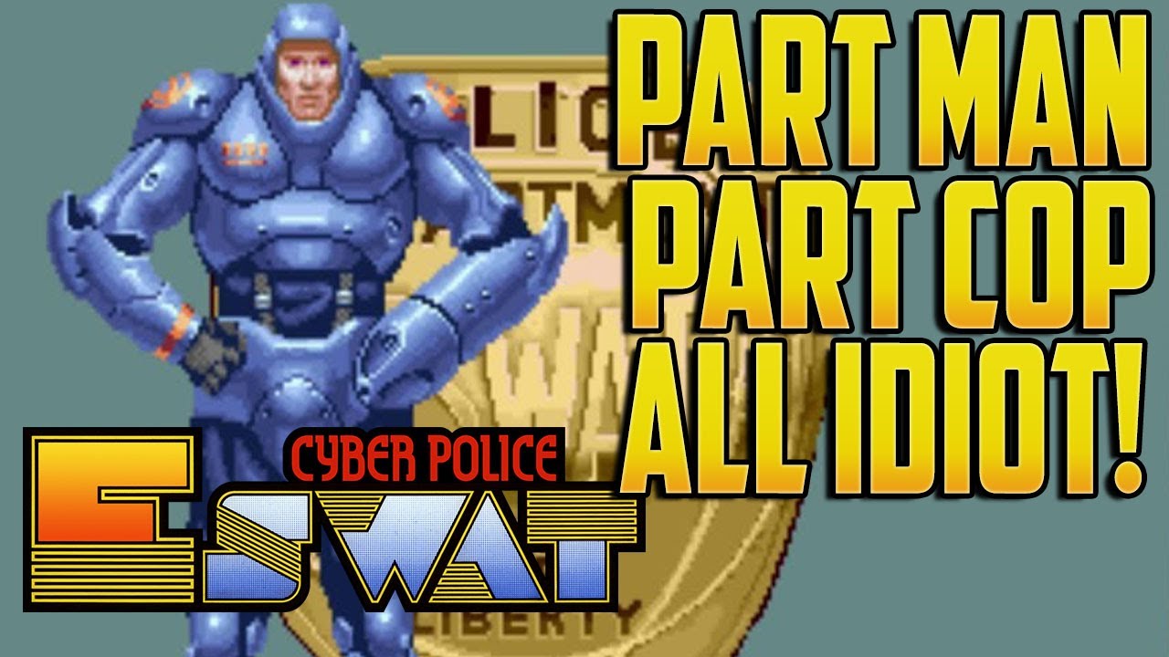 RETRO RAGE ARCADE: Eswat! (Настоящий аркадный автомат)