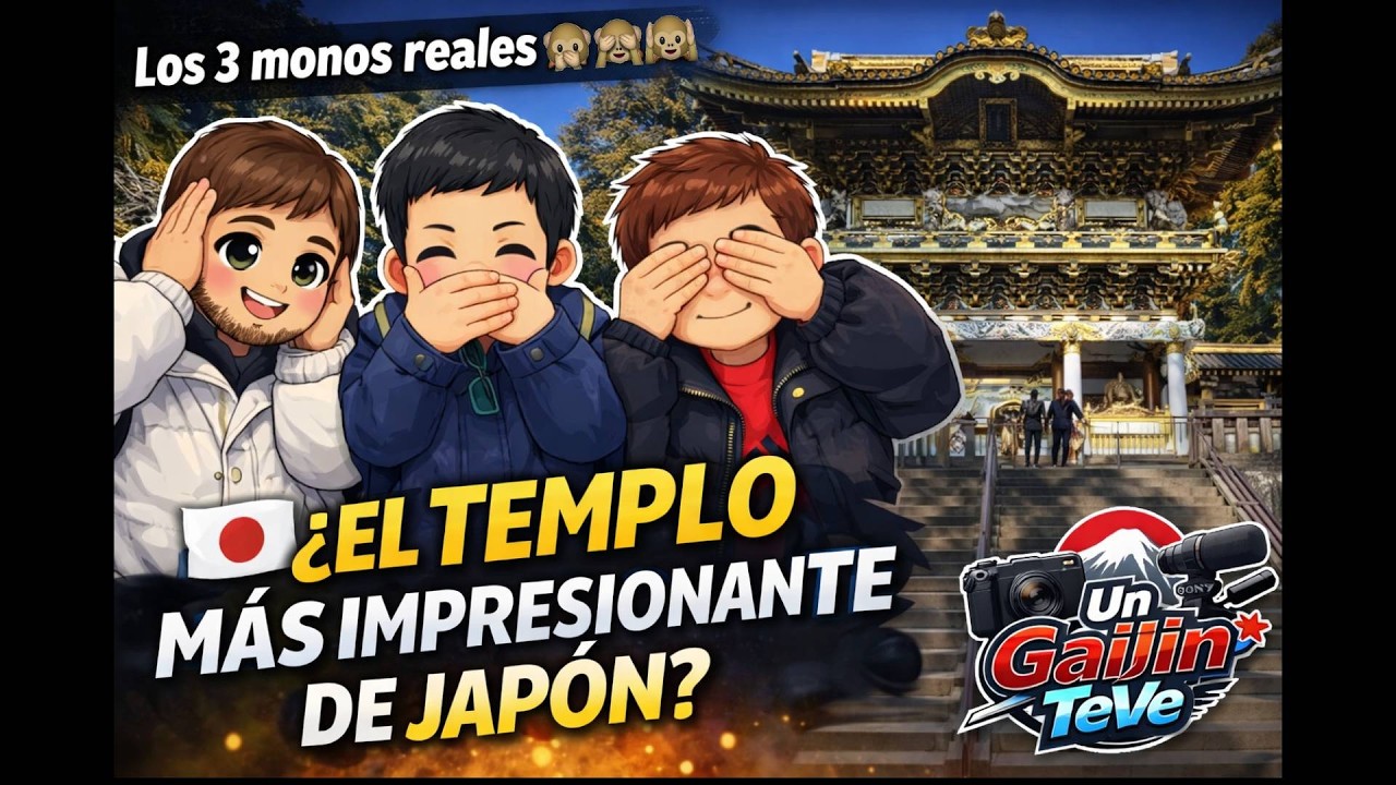 🇯🇵¿EL TEMPLO MÁS IMPRESIONANTE DE JAPÓN? 🇯🇵⛩️ | Nikko y los 3 Monos 🙈🙉🙊 feat. @CocineroenJapon