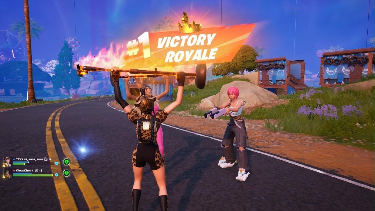 *NEW* ROSETTE TIGERESS SKIN IN FORTNITE PS5 + A VICTORY ROYALE WIN! (TRIO)
