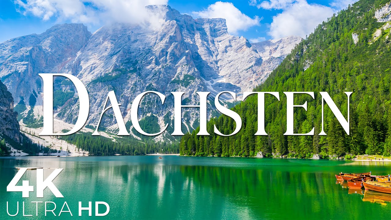 Дахштайн в Альпах 4K &mdash; исследуйте величественные вершины и потрясающие альпийские пейзажи