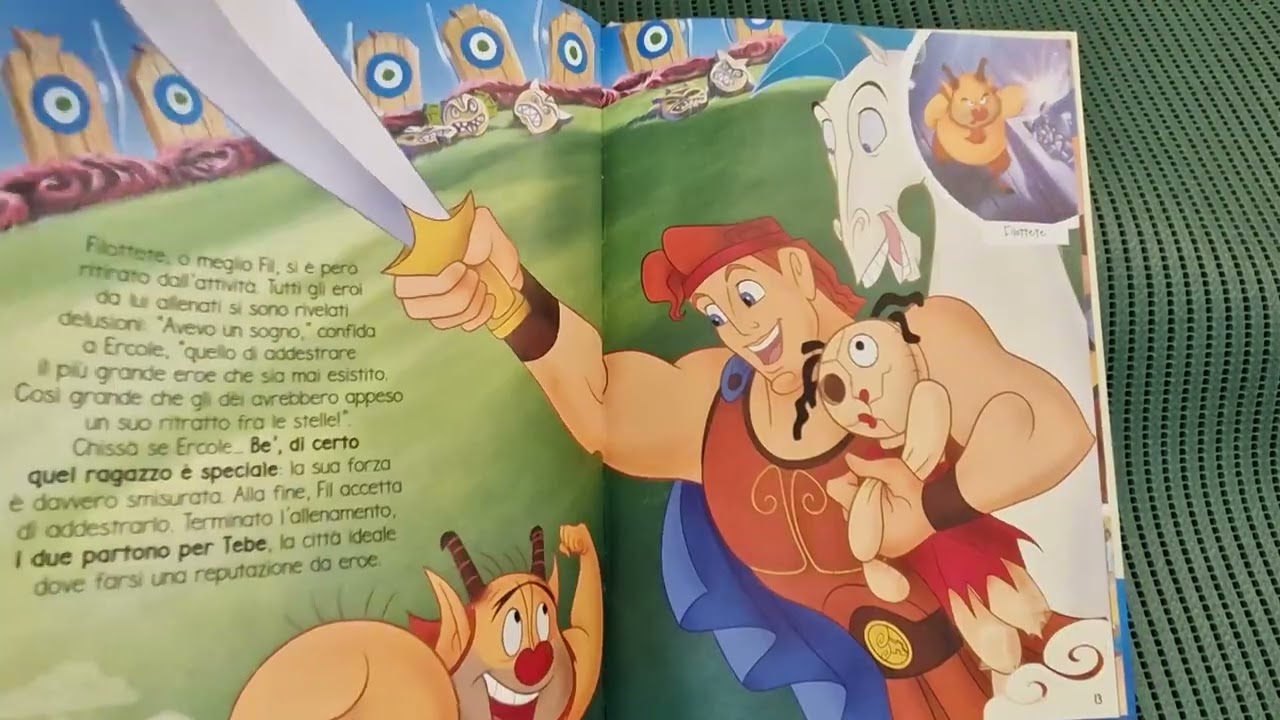 GIOCA CON CHECCO-HERCULES-DISNEY- Magiche storie sonore bellissima favola guardo, leggo, ascolto