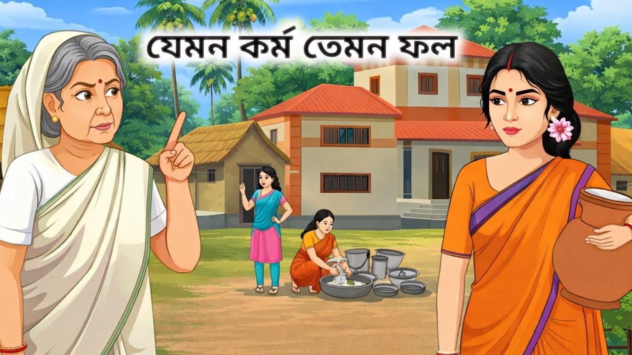 যেমন কর্ম তেমন ফল | Thakumar Jhuli Bangla Cartoon | Rupkotha Golpo | Moral Story Bangla
