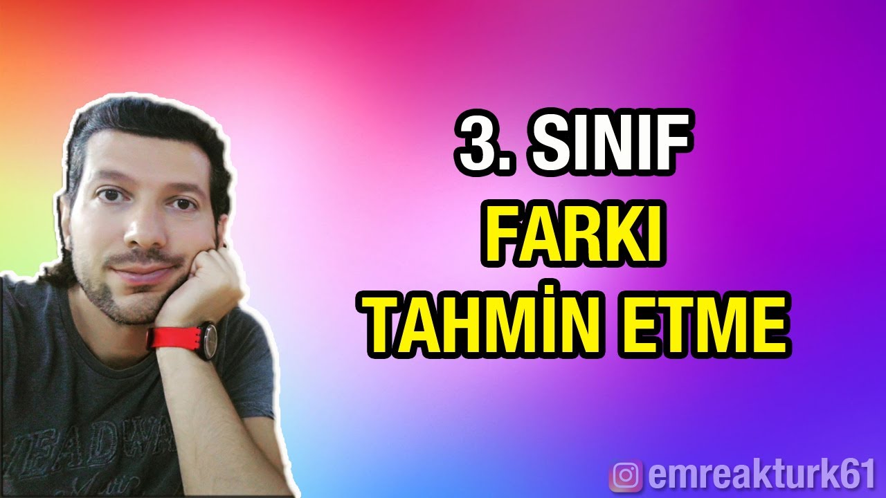 3. SINIF FARKI TAHMİN ETME