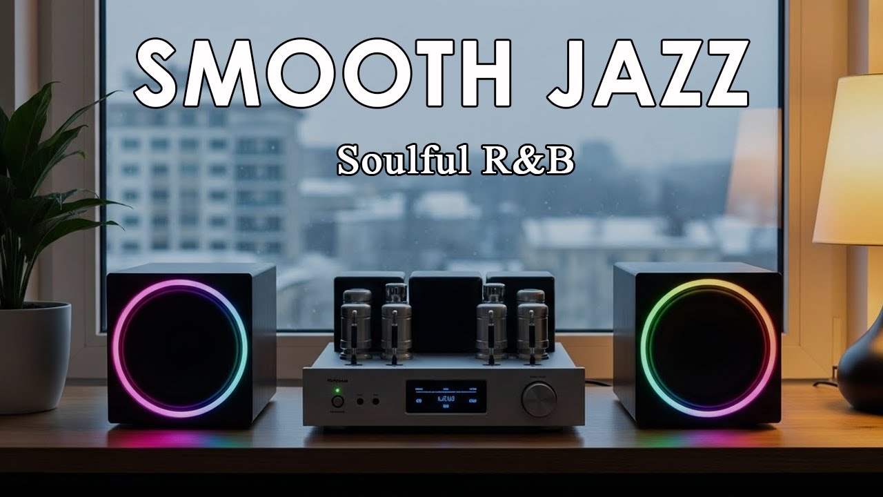 Smooth Jazz Winter - Soulful R&B Chill Mix for Work, Study & Relaxation Instrumental Music.