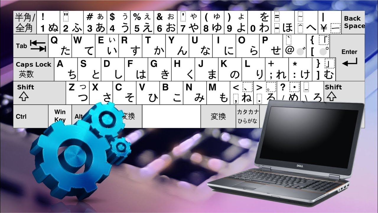 Menyesuaikan Keyboard windows Dengan Laptopnya (Dell Latitude E6420 Japan) Tanpa Aplikasi
