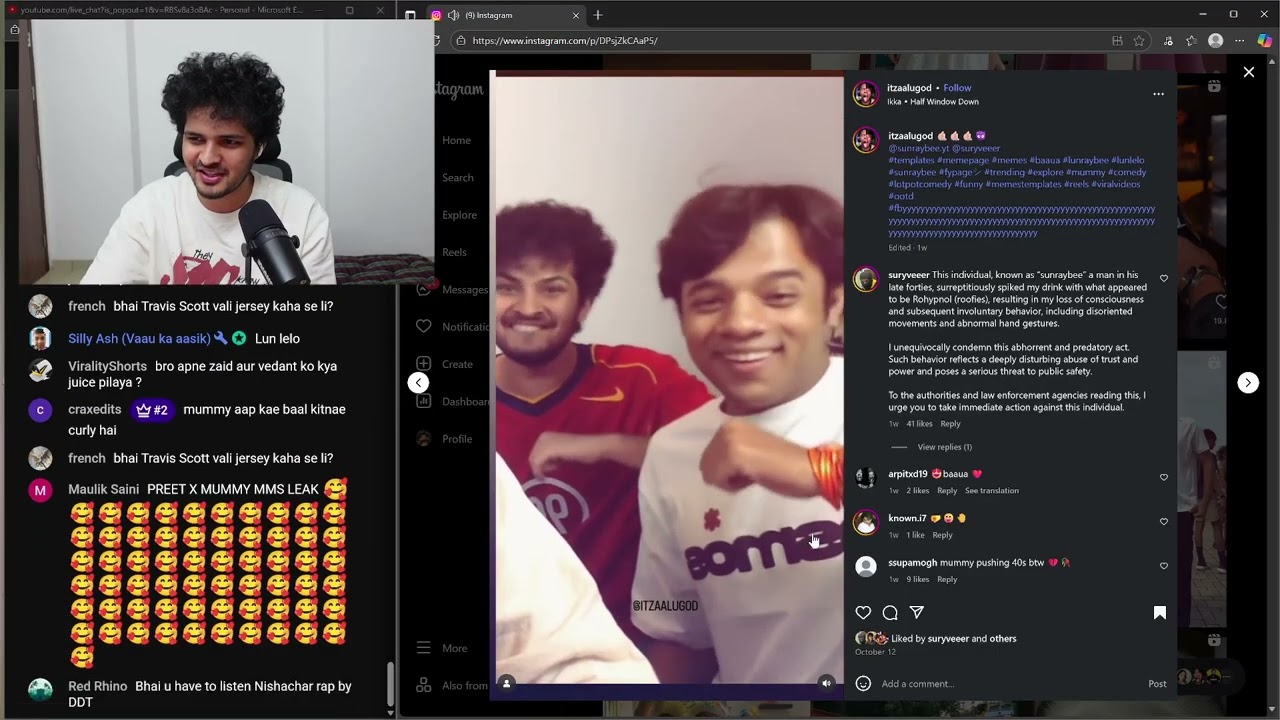 SunRayBee Private Livestream | Aaj Man Hai Live Karne Ka | 22-10-2025