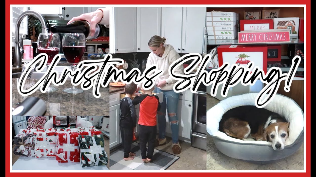 CHRISTMAS SHOP WITH ME 2020! | DAY IN THE LIFE OF A STAY AT HOME MOM DECEMBER 2020