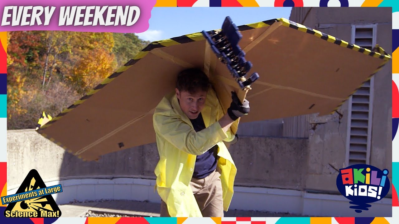 Science Max: Experiments At Large | Really Large Paper Planes | Akili Kids!