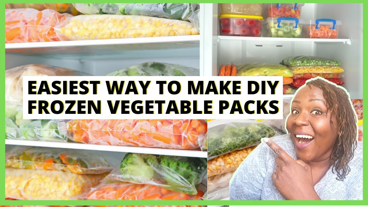 HOW TO MAKE FROZEN VEGETABLES AT HOME | EASY FROZEN VEGETABLES MEAL PREP | FRUGAL LIVING UK