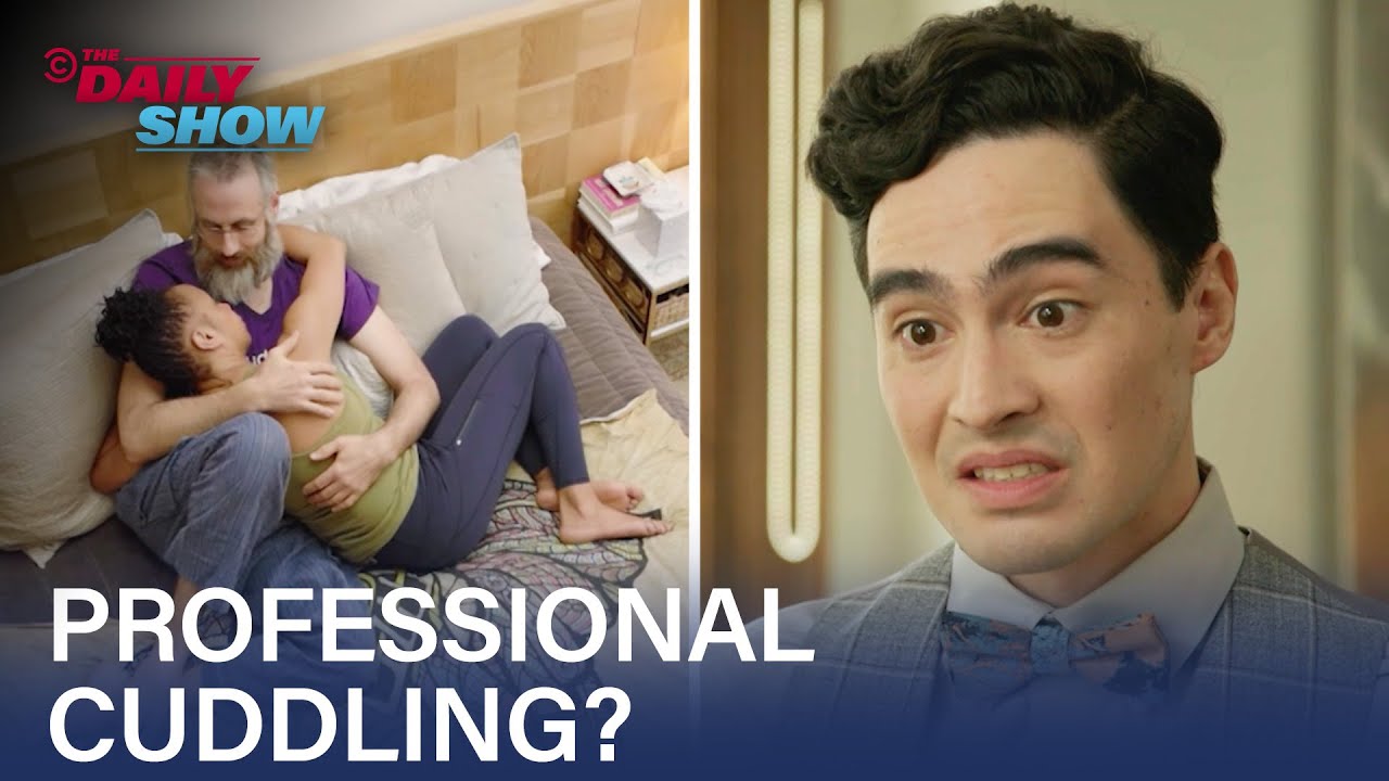 Are Professional Cuddlers a Scam? Troy Iwata Investigates | The Daily Show