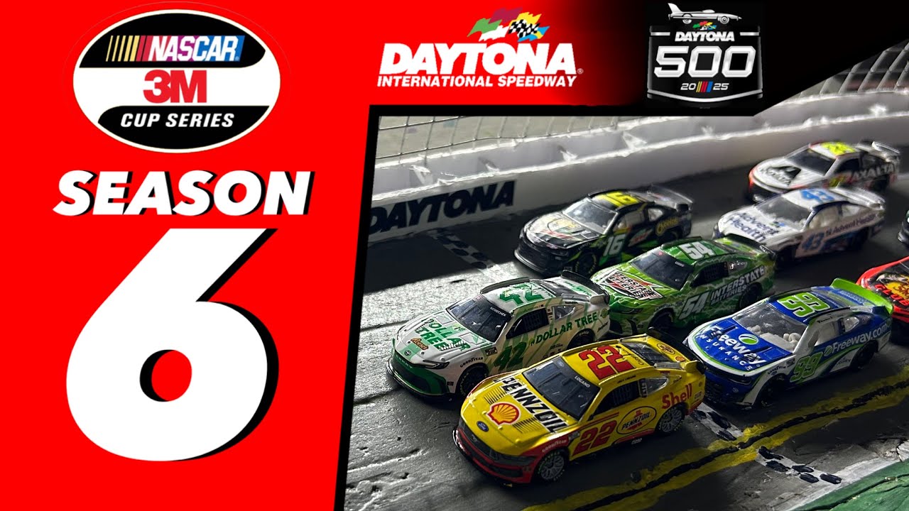 NASCAR Stop Motion || 2026 DAYTONA 500 || LLRN 