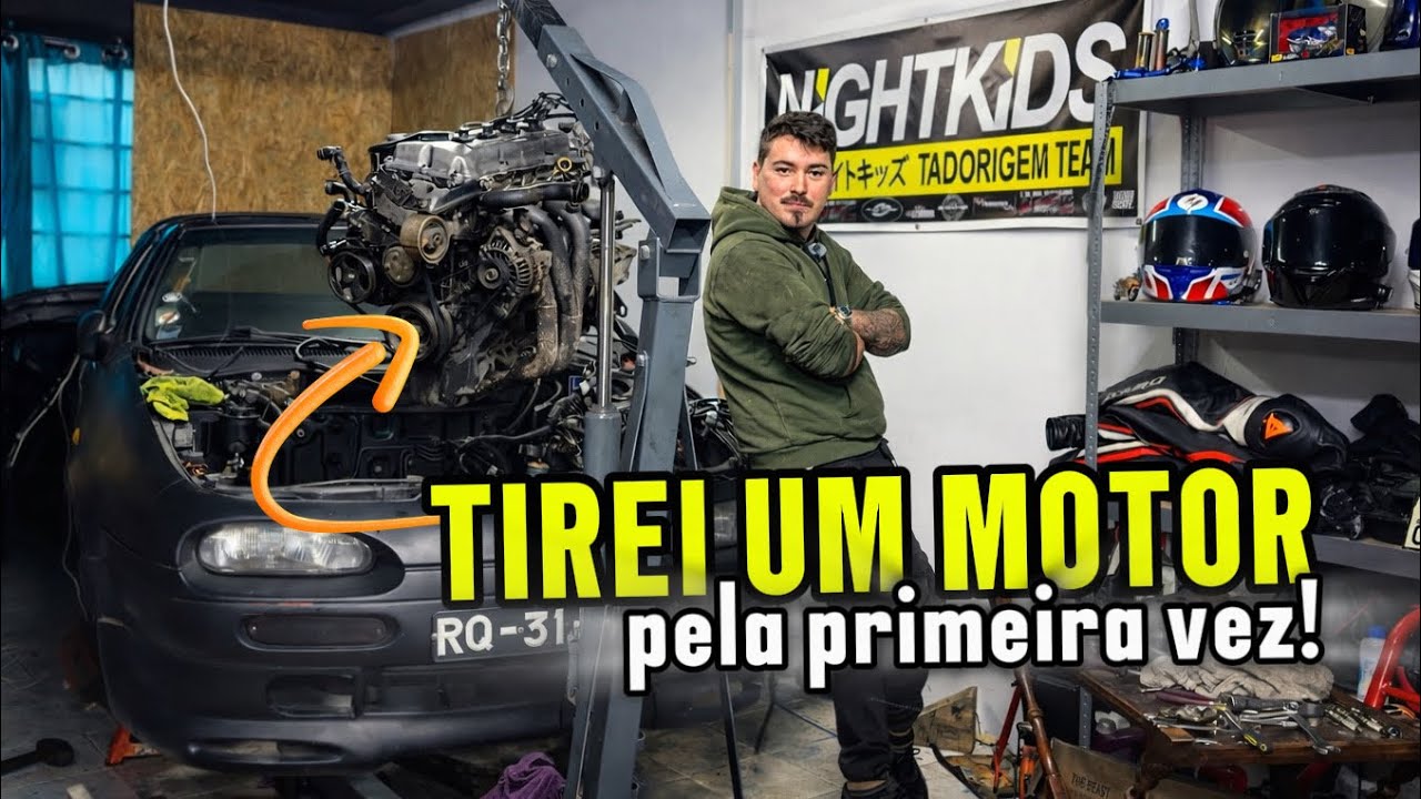 Tirei o motor do 100NX 🤯 SWAPS - Dia 1!