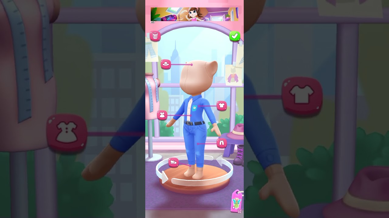 My Angela Feed, bathe, and put Angela to sleepDress her up with stylish clothes and accessories