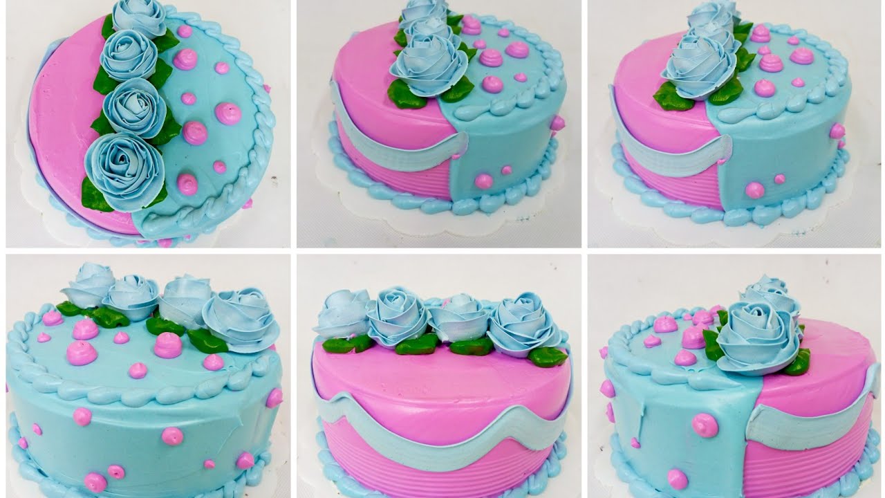 Tips dan cara menghias kue ultah yang cantik dan mudah | tutorial hias kue ultah buat pemula