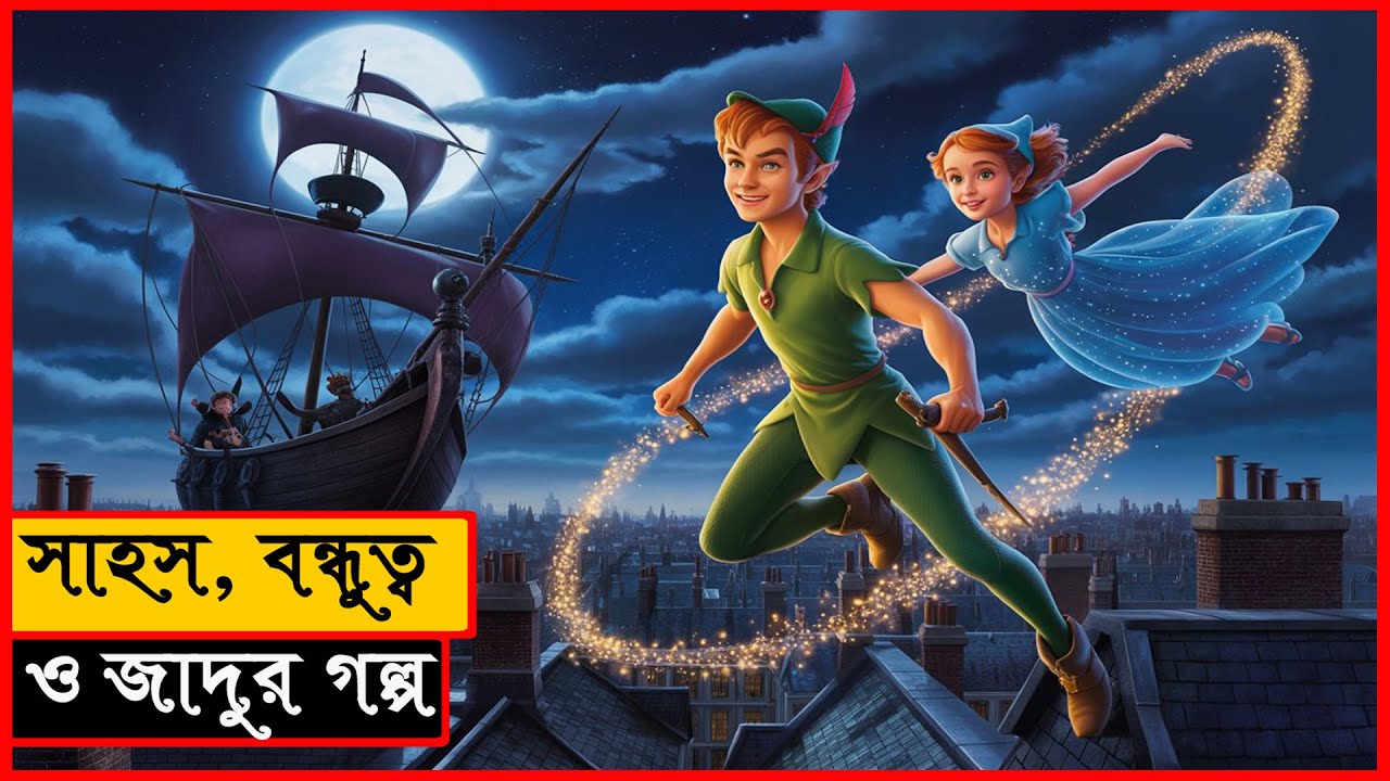 ✨সাহস, বন্ধুত্ব ও জাদুর গল্প ❤️ Peter Pan & Wendy Movie Explain Bangla ।সিনেমন বাংলা
