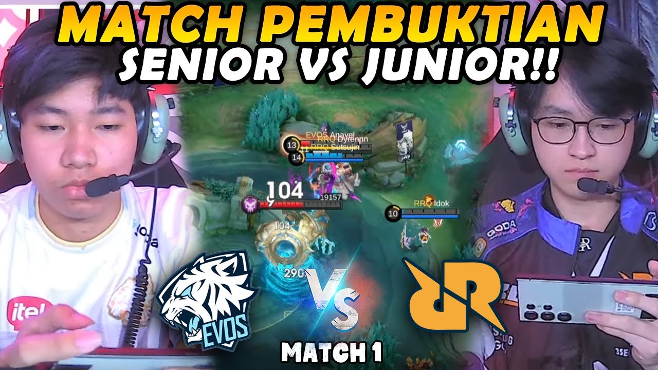 DEBUT PLAYER2 BARU RRQ MELAWAN EVOS MODE MSC!! MATCH PEMBUKTIAN RRQ!! - EVOS VS RRQ MATCH 1