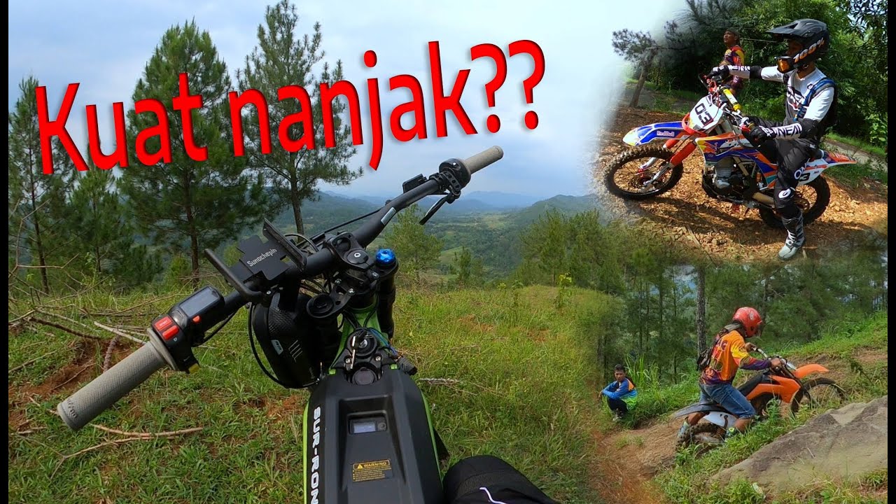 Surron e-bike trabas bareng motor - Karanggayam