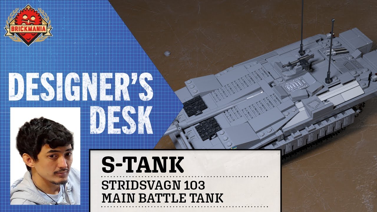 At The Designer’s Desk - S-Tank - Custom Military Lego
