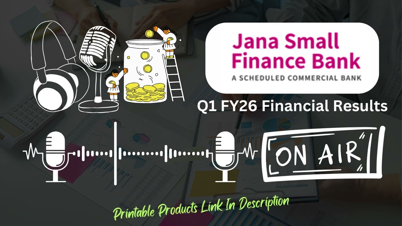 Jana Small Finance Bank Q1 FY26 Results | Net Profit, NII, GNPA, Outlook Explained
