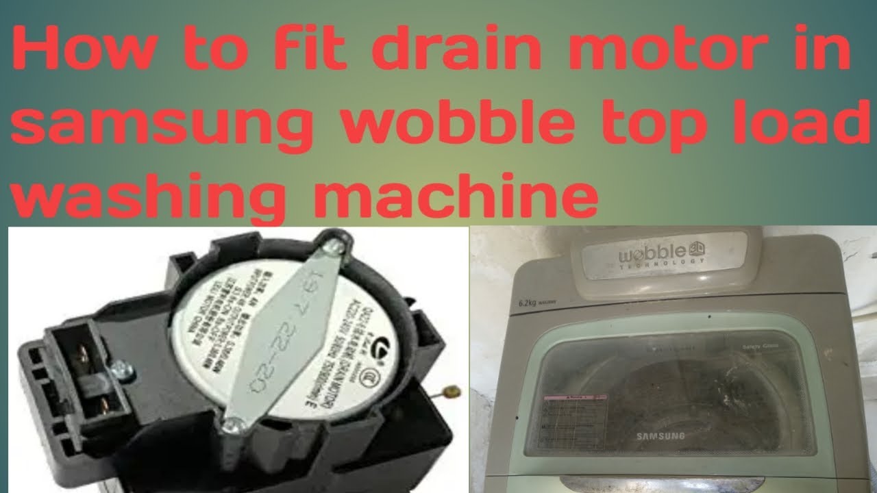 samsung wobble top load washing machine ki drain motor kaise lagai#washingmachinerepair