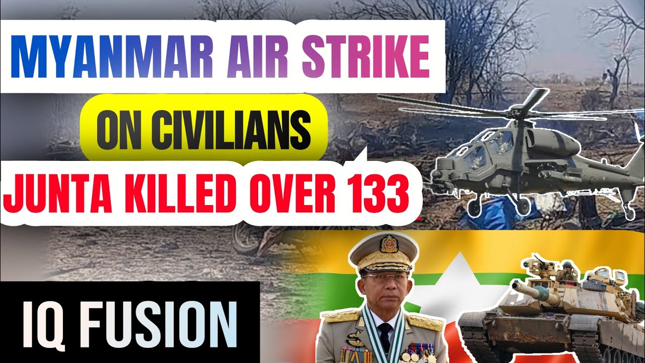 Screaming People, Bodies Everywhere: The Horrific Myanmar Junta Airstrike | Myanmar Air strike