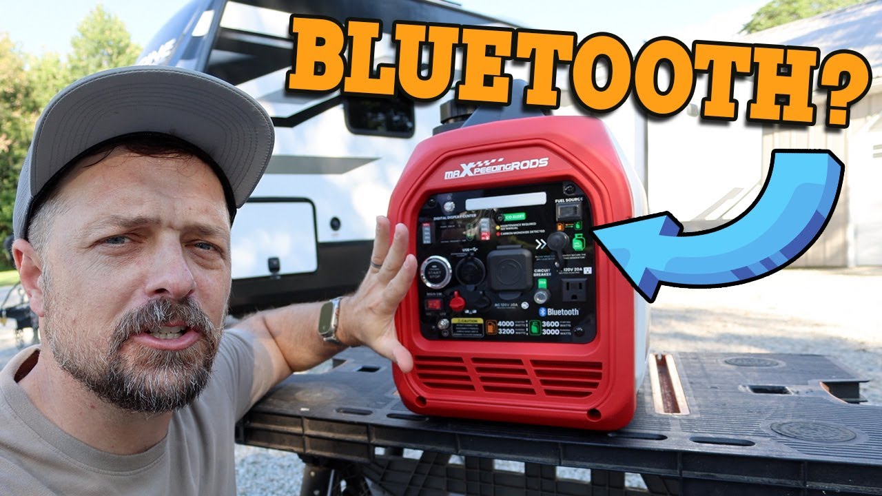 Обзор инверторного генератора MaXpeedingrods Dual Fuel Inverter Generator мощностью 4000 Вт | Упр...