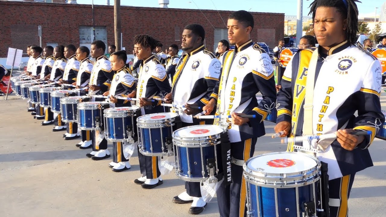 PVAMU M.S.D - Drumline Warm Up before LDC (2017) [4K]