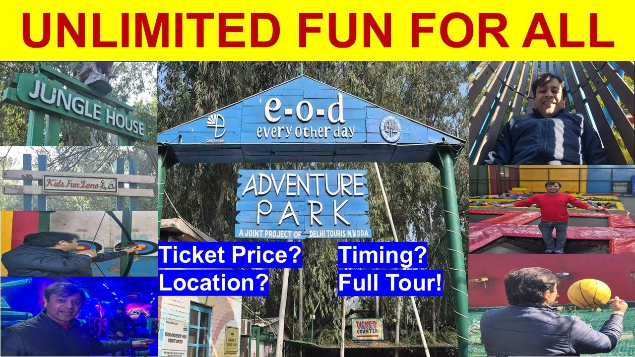 EOD Adventure Park Mayur Vihar 2025 || Best Place To Visit In Delhi For Kids & Adults