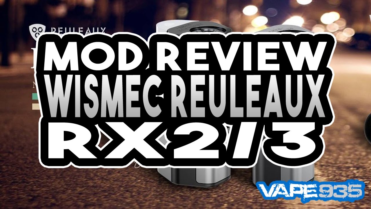 Wismec Reuleaux 2/3 E Cig Mod Review & First Look - Designed By JayBo
