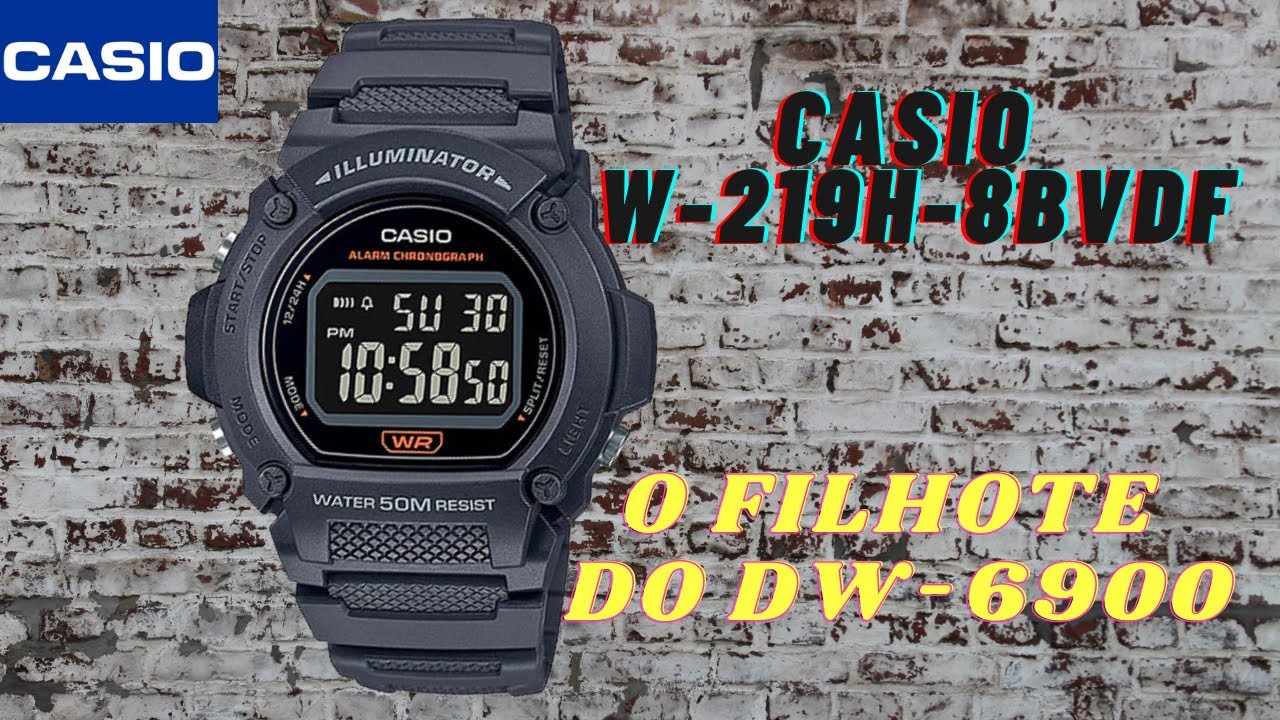 relógio casio W-219H-8BVDF
