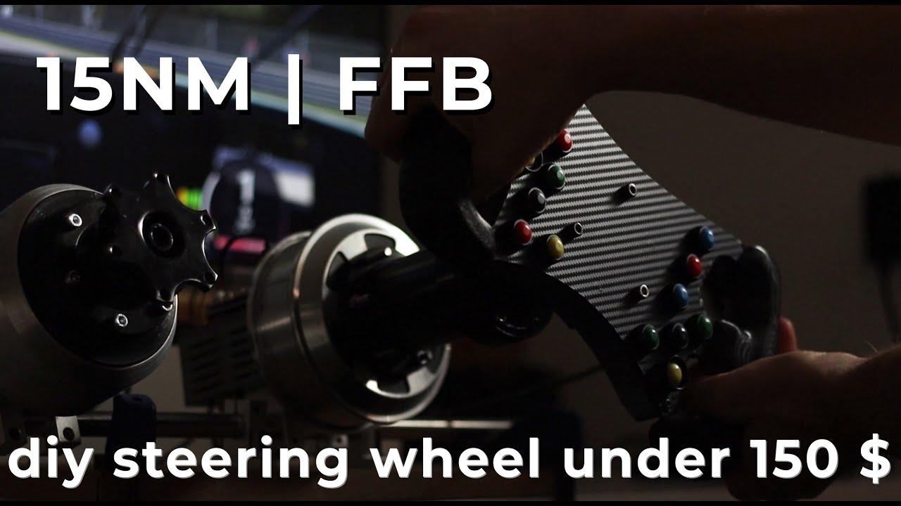 DIY FFB Steering Wheel | MONZA | Porsche 911 GTE | LMU | Le Mans Ultimate | ffbeast | 150$ FFB