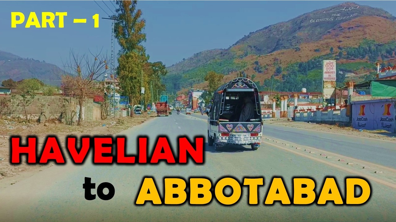 Local Suzuki Journey from Havelian Bazar to Fawara Chowk Abbotabad in Ramzan, Video Vloging