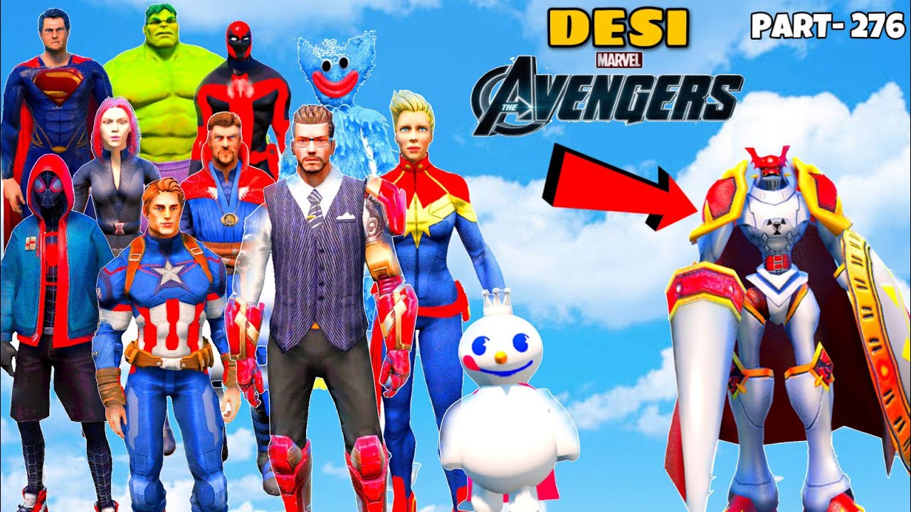 DESI Avengers Finally Did End of Giant Cosmic Creature With Help of DARK Avengers in GTA 5 | #276