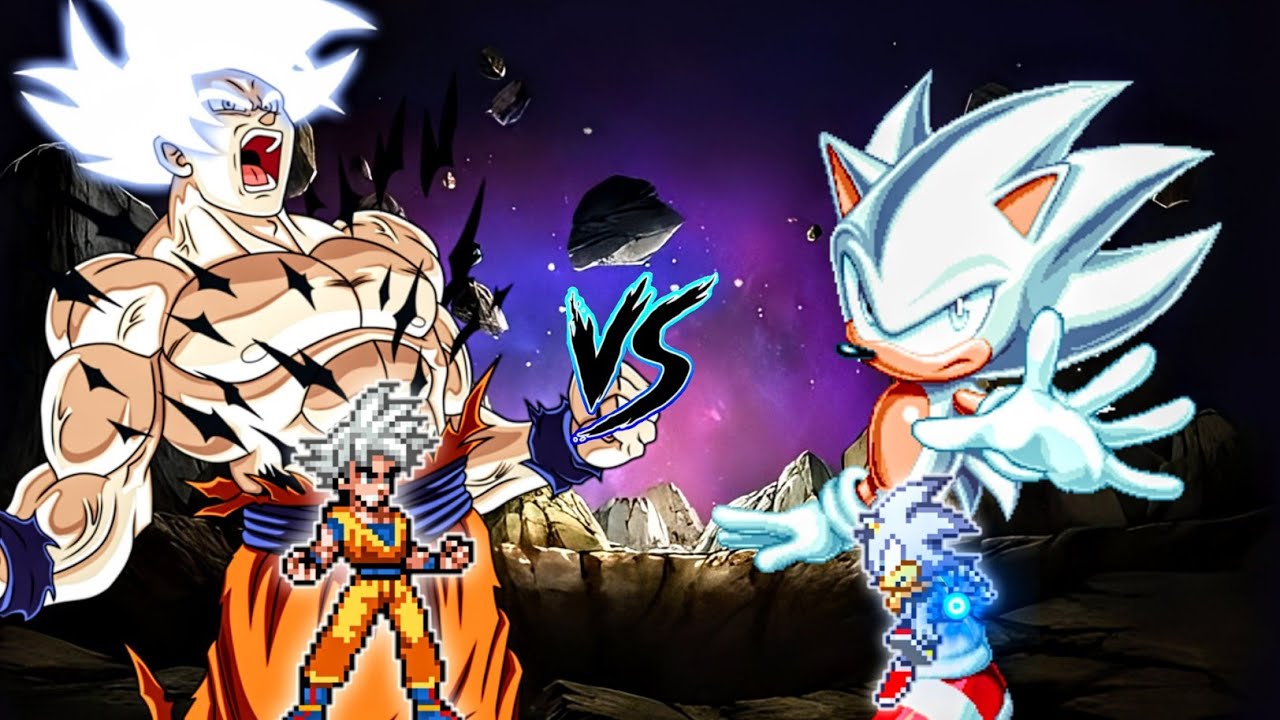 Goku LB V6 OP (all form) VS Multiverse Sonic OP (all form) in Jump Force Mugen